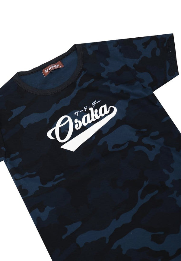 Nade Japan FT002T s/s Lds Camo Osaka Blue-blk