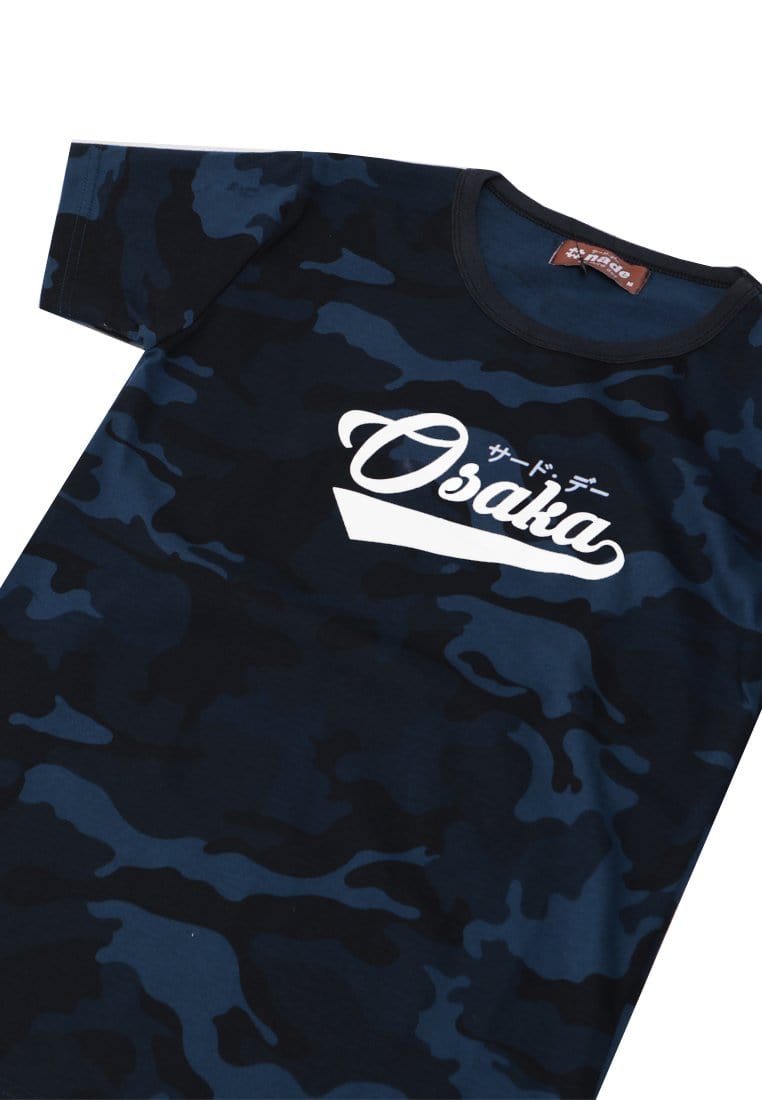 Nade Japan FT002T s/s Lds Camo Osaka Blue-blk