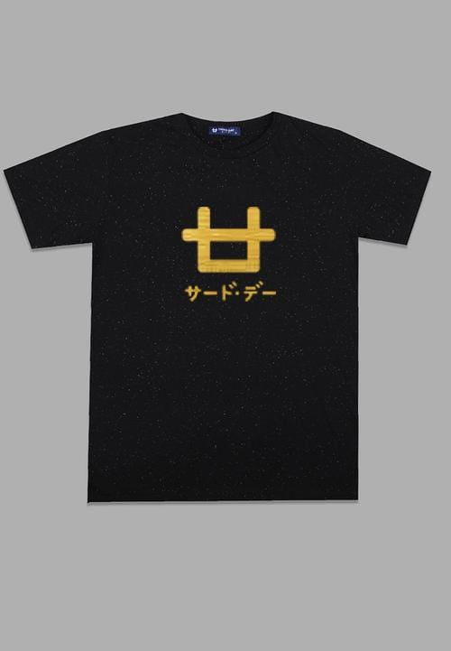 KMT006 s/s Men Foil Logo blk nap