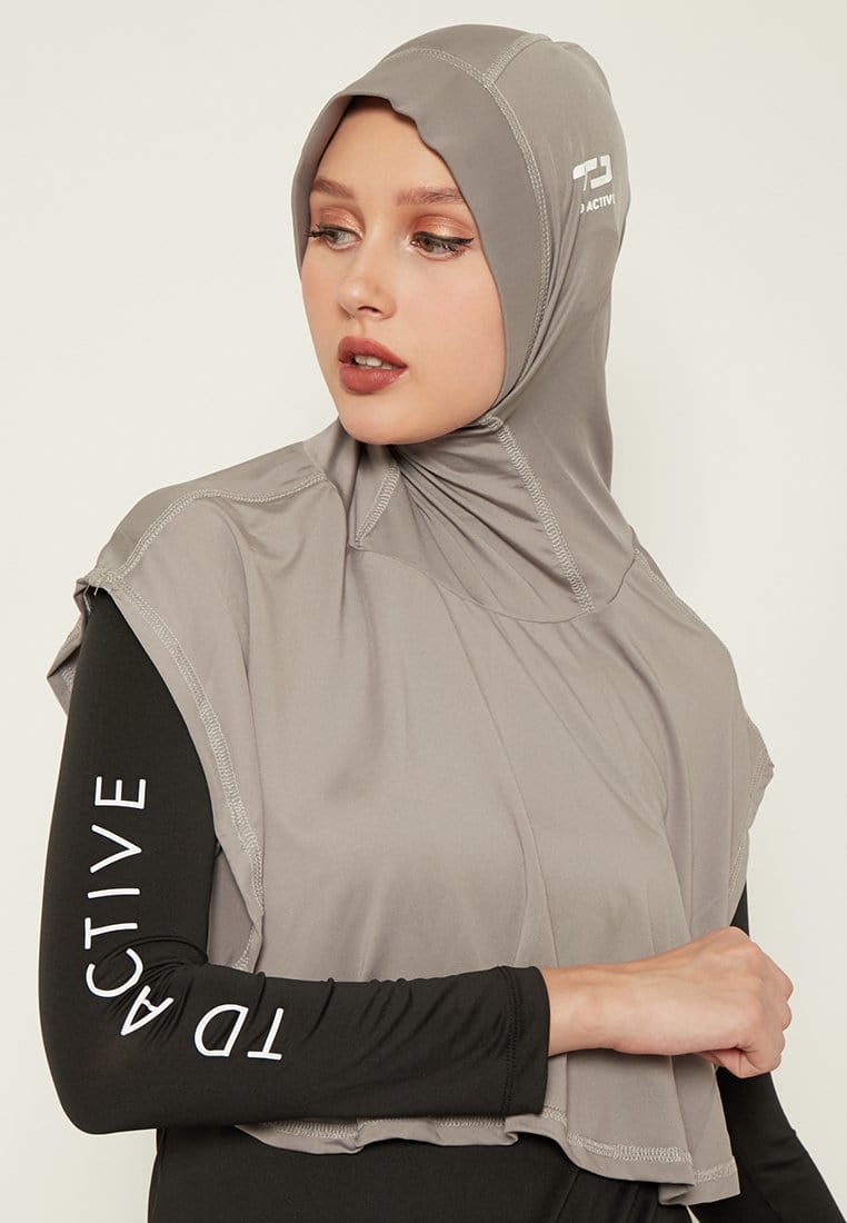 Td Active LH043 sport hijab tetta td active abu muda