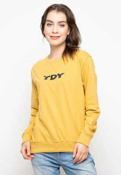 LMP018 sweater TDY kuning mustard