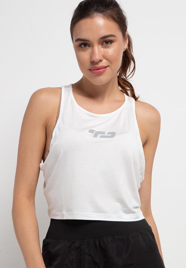 Td Active LS093 UAT Tanktop Yoga Logo TD Putih