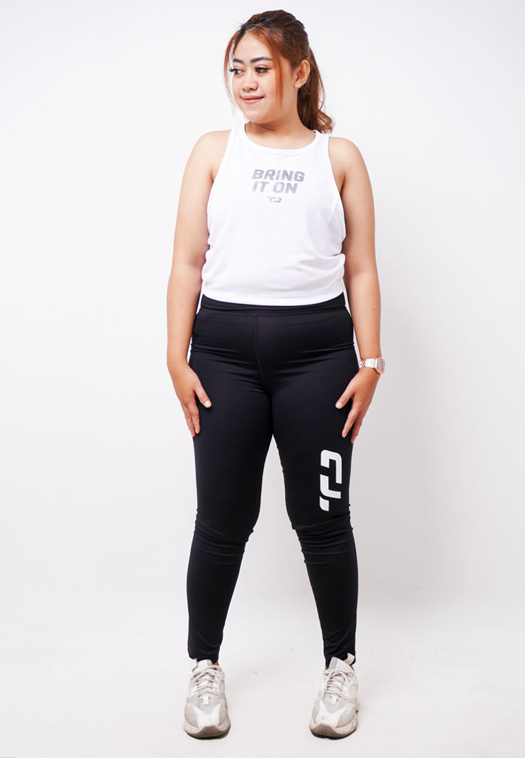 Td Active LSA69 UAT Tanktop Yoga Bring It On Logo Putih