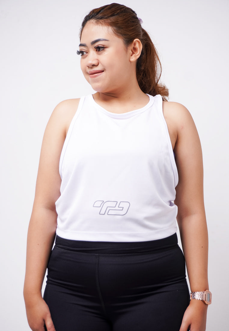 Td Active LSA71 UAT Tanktop Logo Outline Putih