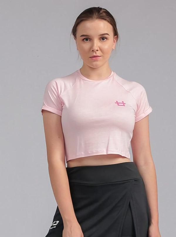 Third Day LTD88 STCP Crop Top Logo Pink Kaos Casual Wanita