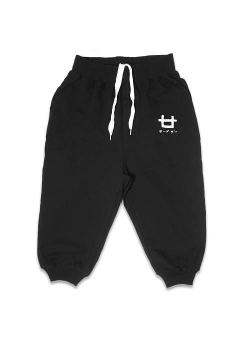 Third Day MB072 short jogger logoicon men black