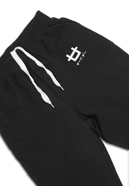 Third Day MB072 short jogger logoicon men black