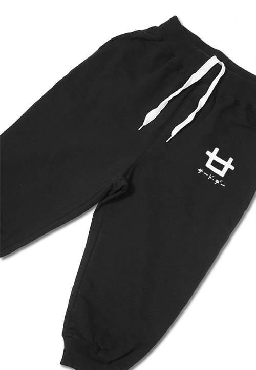 Third Day MB072 short jogger logoicon men black