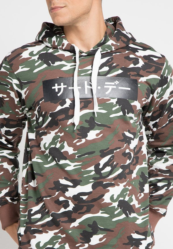 Third Day MO138 Hoodies Inverted Katakana Camo Gr-Wh