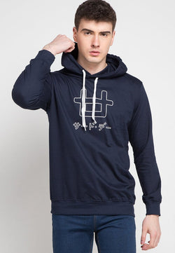 Third Day MO115C hoodies logoicon outline nv Hoodie Navy