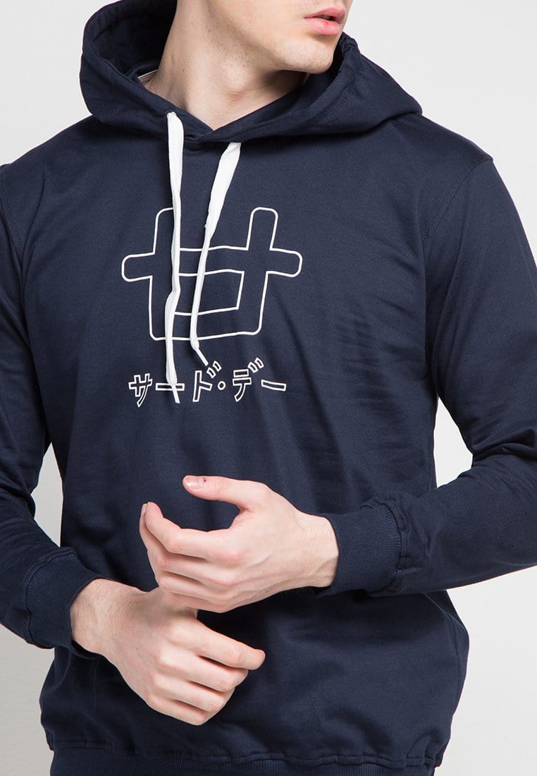 Third Day MO115C hoodies logoicon outline nv Hoodie Navy