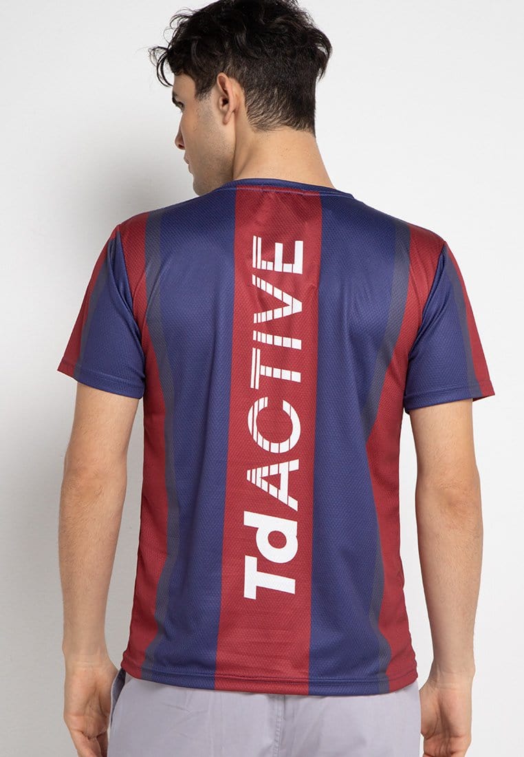 Td Active MS084 red blue brca running jersey