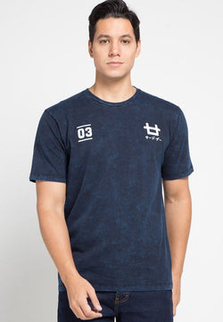 Third Day MTD16C washtees  logo 03 nv T-shirt Navy