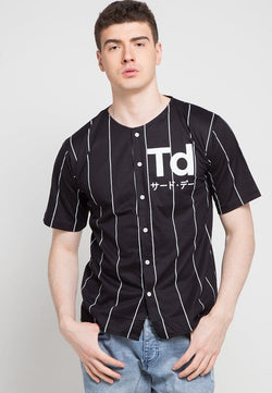 Third Day MTD37D baseball tdmodern blk T-shirt Hitam