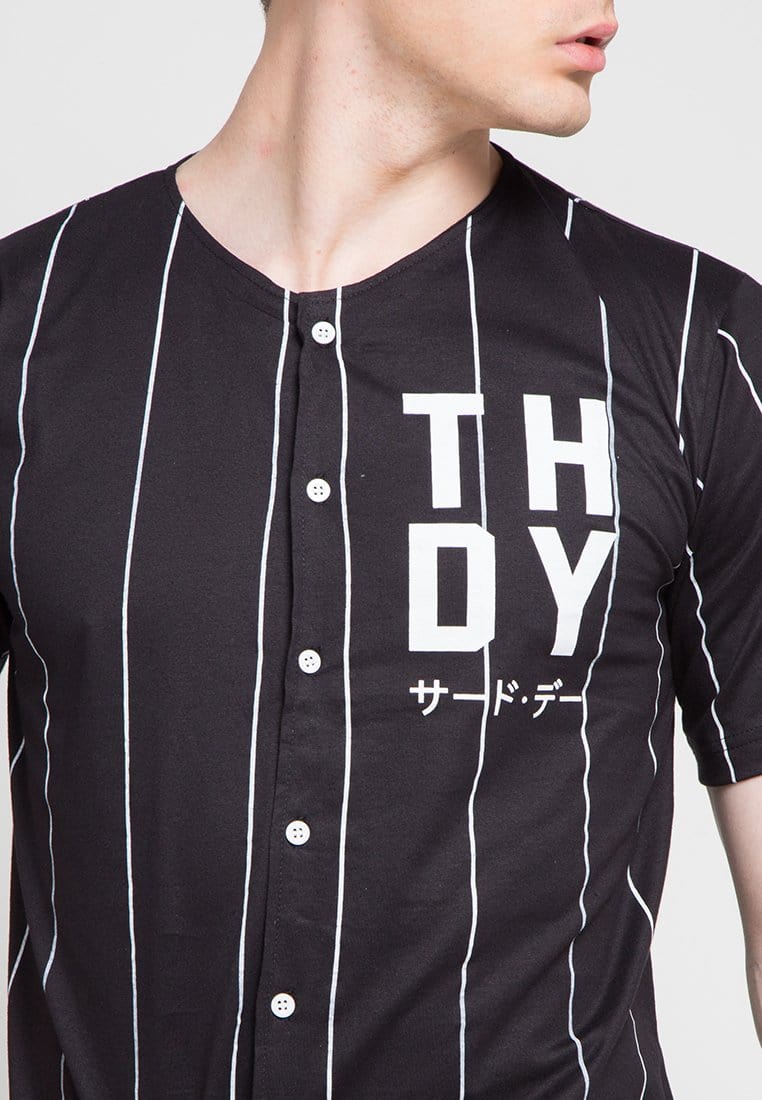 Third Day MTD38D bball stackthdy blk T-shirt Hitam