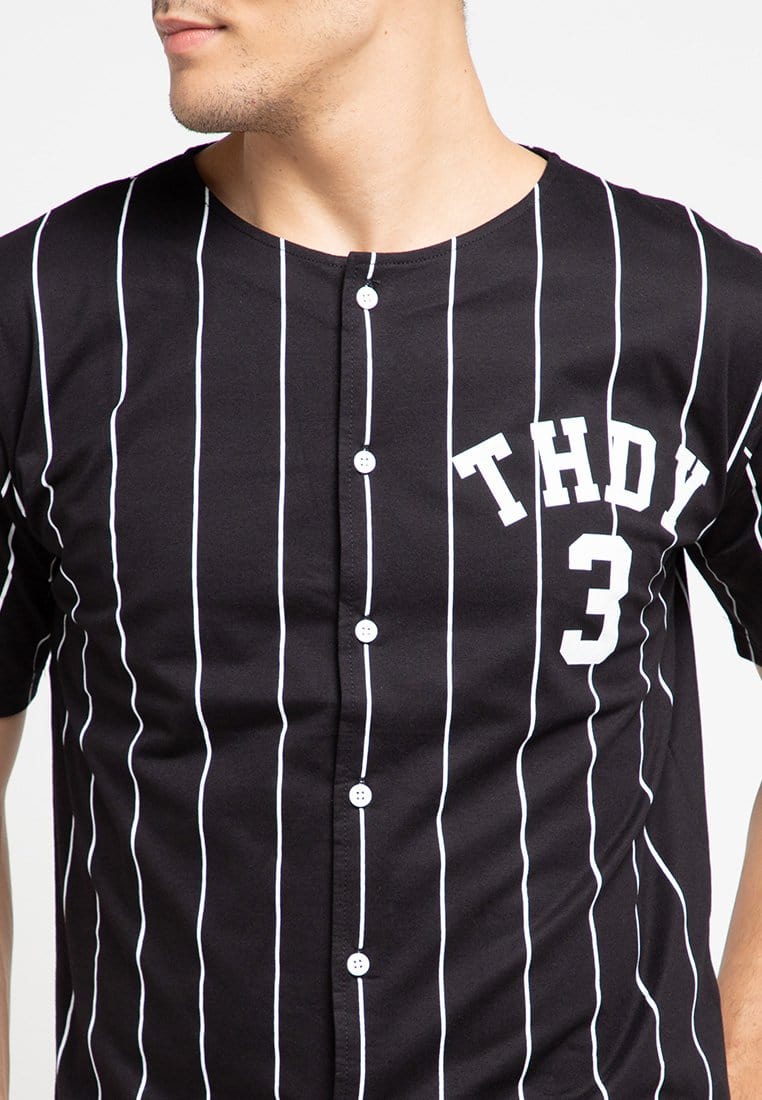 Third Day MTD40D baseball thdy 23 dakir blk T-shirt Hitam