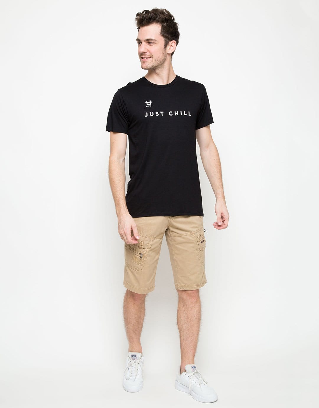 Third Day MTD50D just chill logo blk T-shirt Hitam