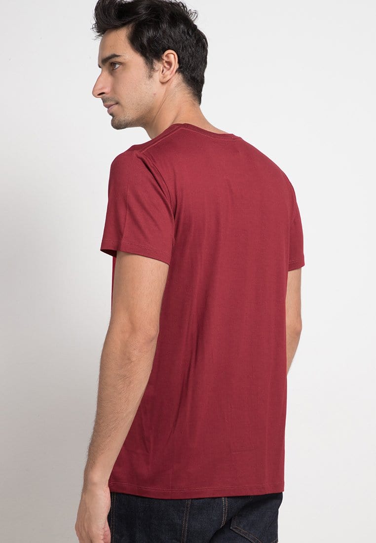 Third Day MTD59D modern Td front logo mr T-shirt Maroon