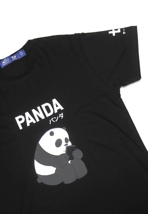 Third Day MTD78F panda mono we bare bear bk T-shirt Hitam