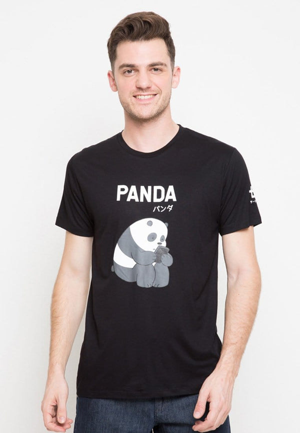 Third Day MTD78F panda mono we bare bear bk T-shirt Hitam