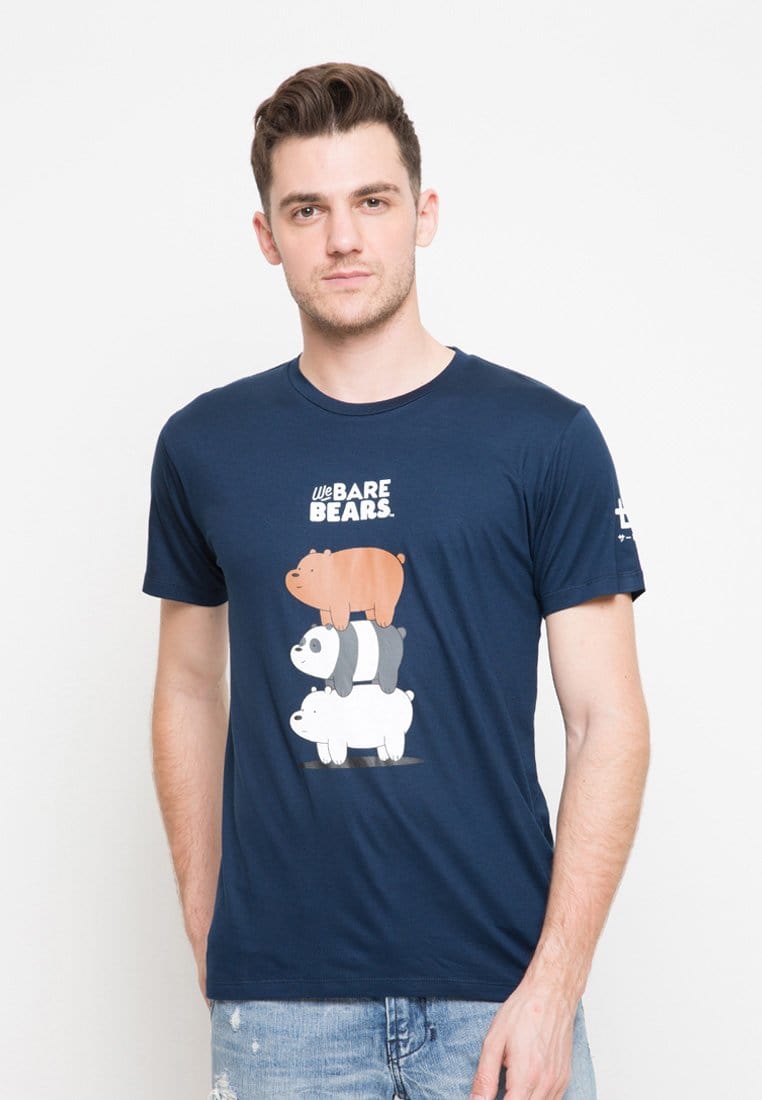 Third Day MTE21F WBB bearstack T-shirt Navy