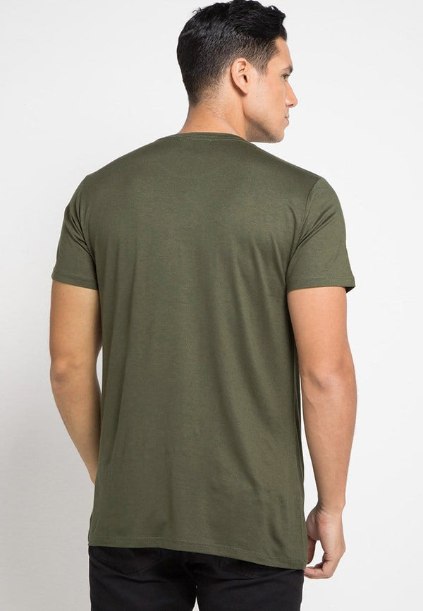 Third Day MTE42F thdy kith katakana ga T-shirt olive