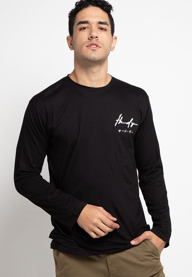 Third Day MTE51 long sleeve Kaos Tangan Panjang thdysign Hitam