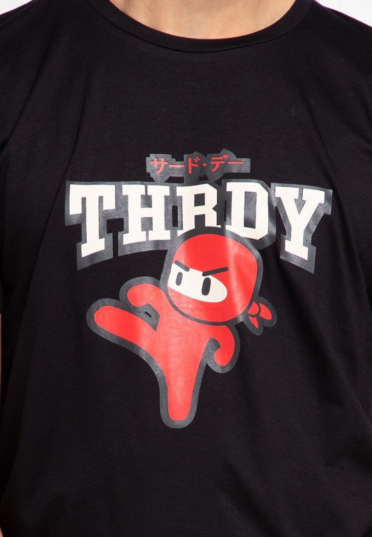 Td Friends MTF08 ninja thrdy ever blk kaos pria Hitam