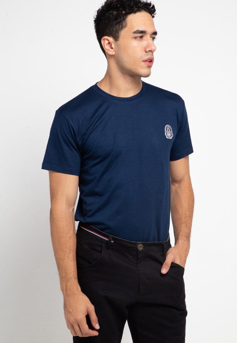 Td Friends MTF18 dj rock patch kaos pria Navy