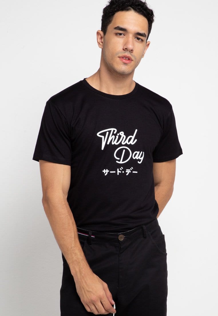 Third Day MTF23 third day mk blk kaos pria Hitam