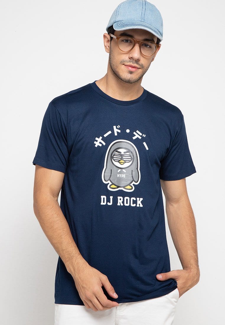 Td Friends MTF78 dj rock hype navy kaos pria
