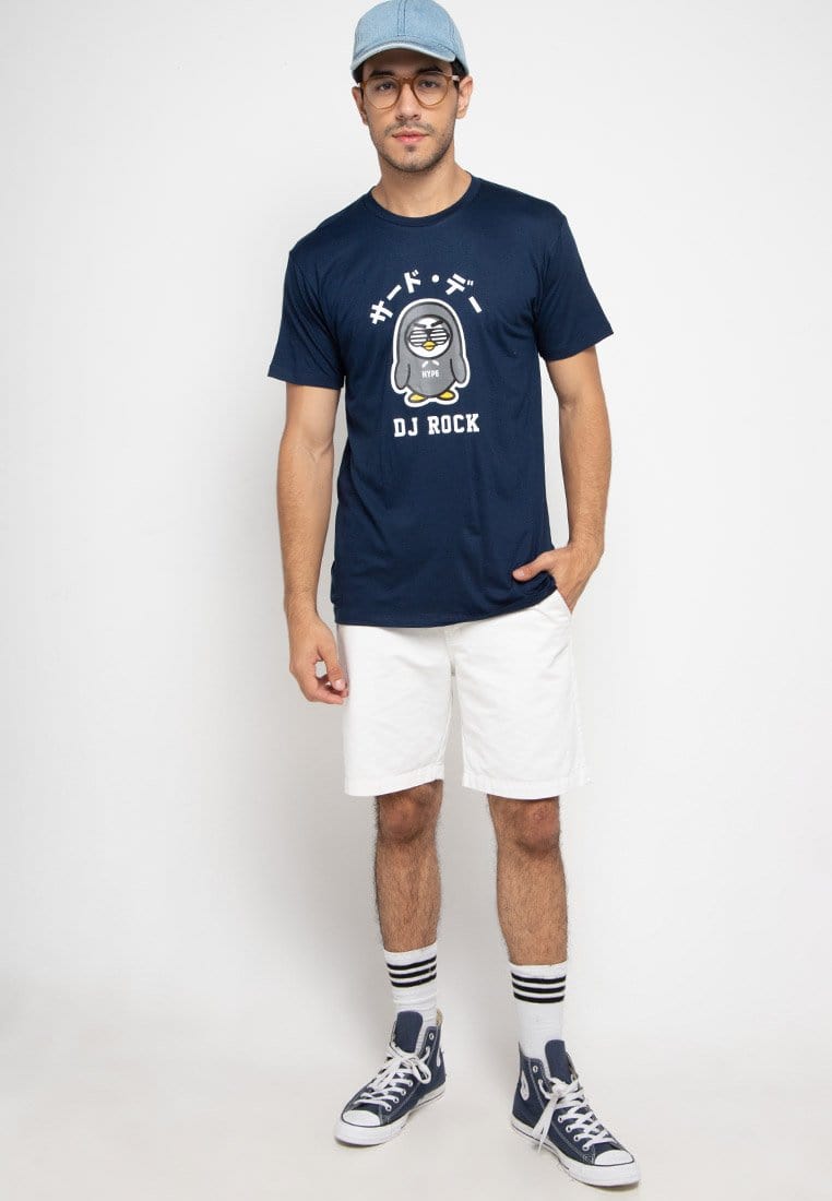 Td Friends MTF78 dj rock hype navy kaos pria