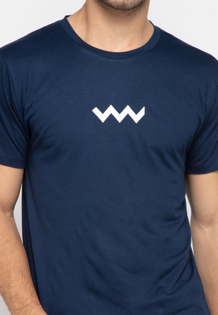 Third Day MTF92 zigzag - modern street vert back navy kaos pria