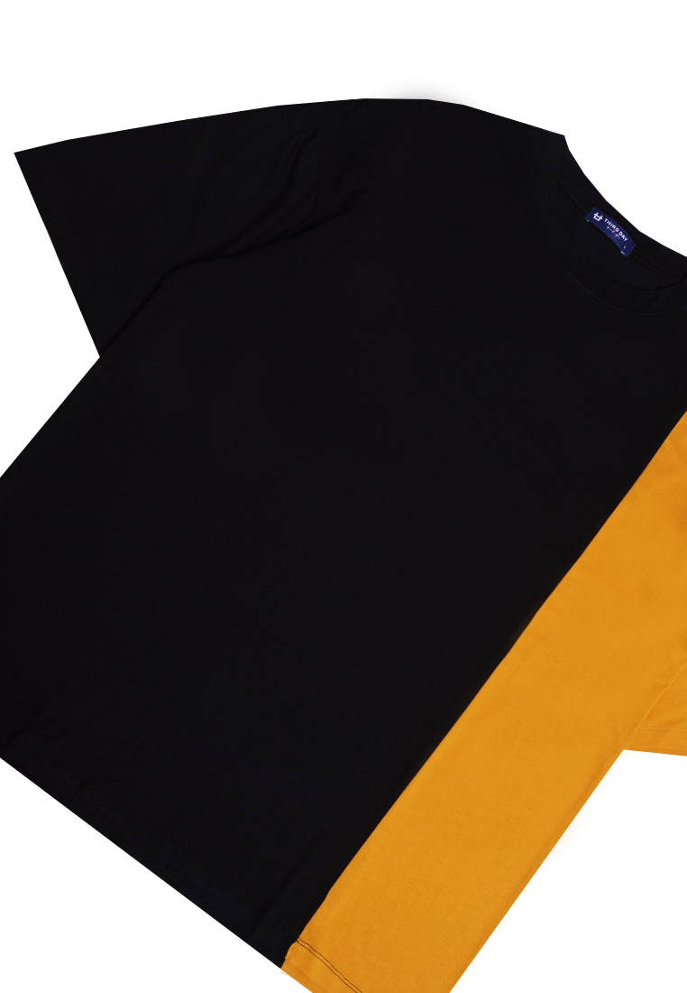 Third Day MTK44 Kaos Oversize Distro Pria Instacool Quarter Mustard Hitam