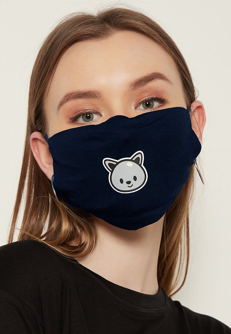 Third Day AMA51 5 pcs Masker kain instacool 2 lapis bisa tissue earloop tdfriends navy