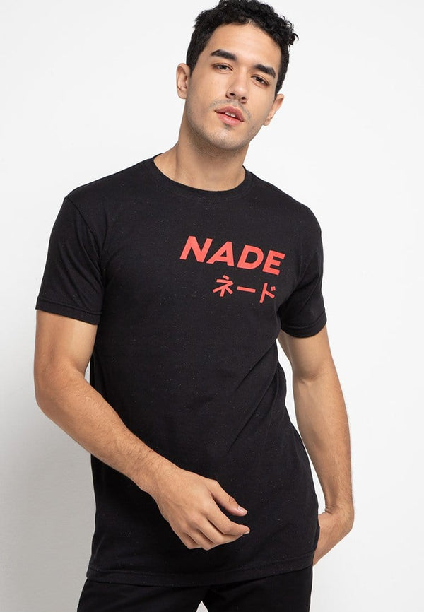 Nade NT252 nade big red blk kaos Hitam