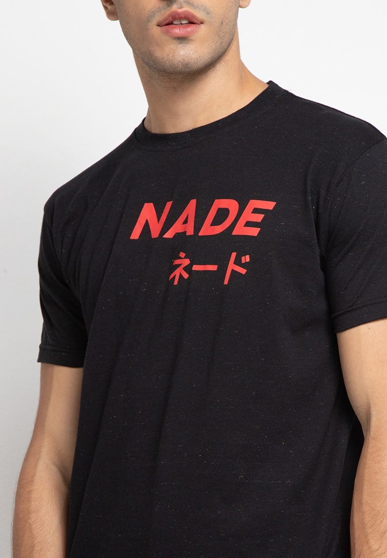 Nade NT252 nade big red blk kaos Hitam