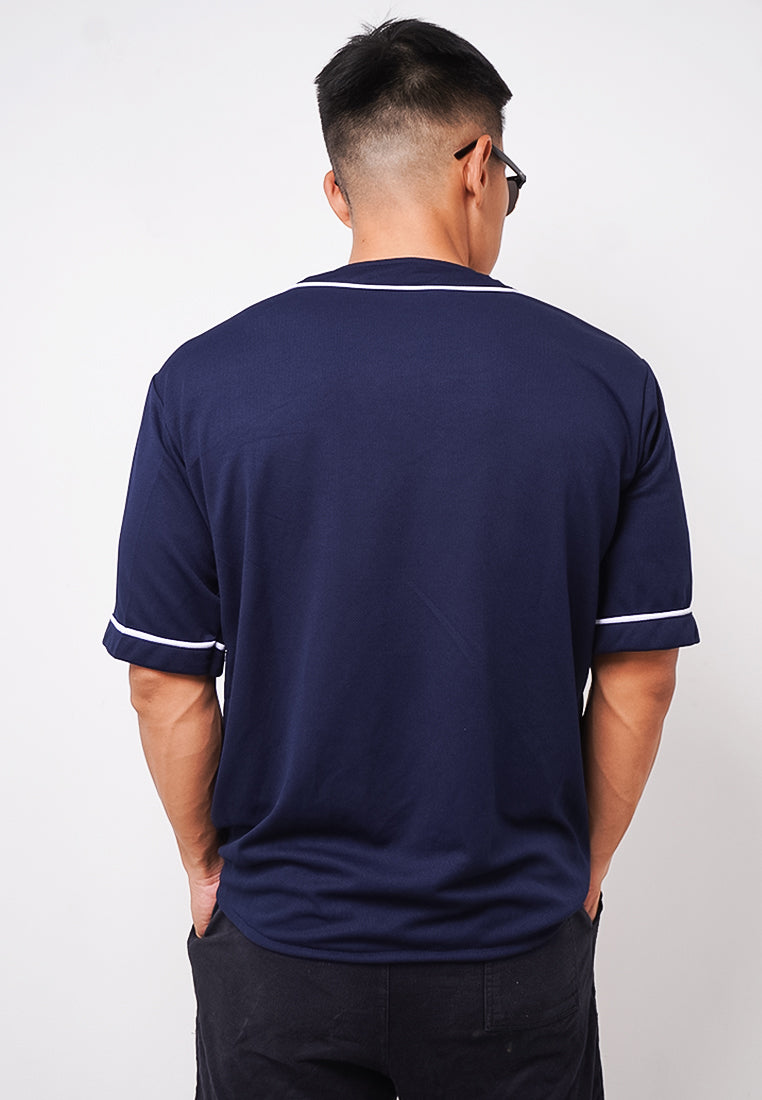 Third Day MTO07 Kaos T-shirt Baseball Oversize Polos Navy