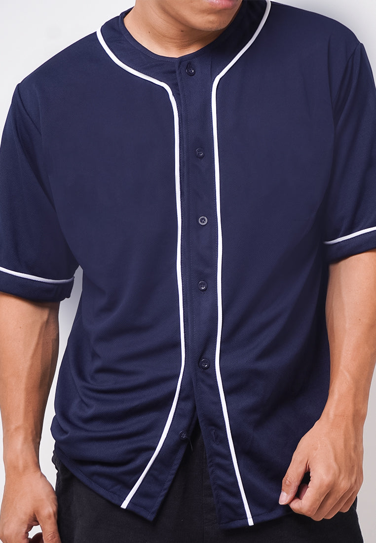 Third Day MTO07 Kaos T-shirt Baseball Oversize Polos Navy