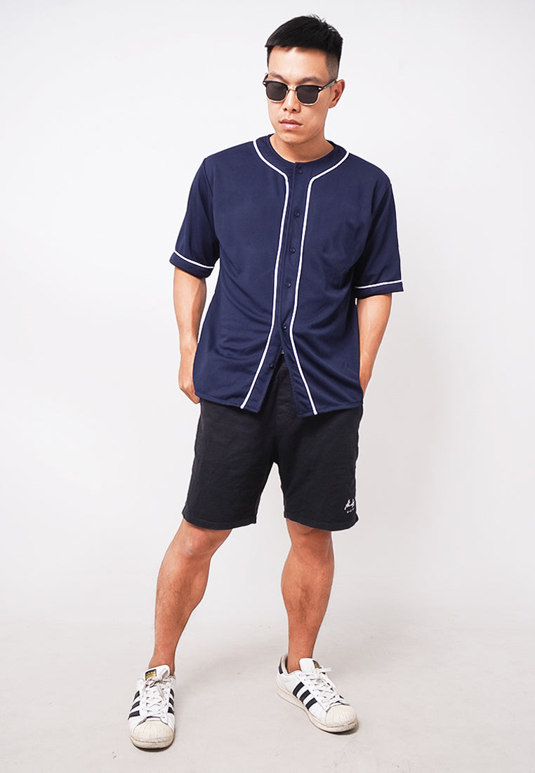 Third Day MTO07 Kaos T-shirt Baseball Oversize Polos Navy