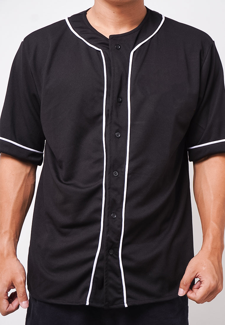 Third Day MTO05 Kaos T-shirt Baseball Oversize Polos Hitam