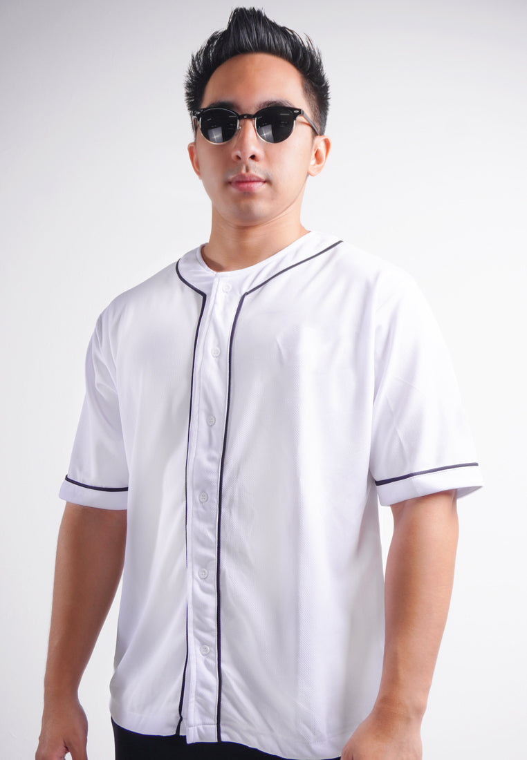 Third Day MTO09 Kaos Baseball Oversize Polos Putih