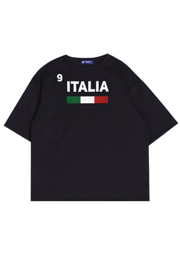 Third Day MTO16 Kaos T Shirt Pria Oversize Thirdday Italia Hitam