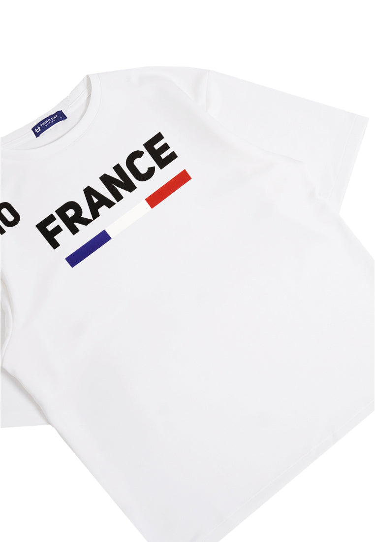 Third Day MTO18 Kaos T-Shirt Pria Oversize Thirdday France Putih