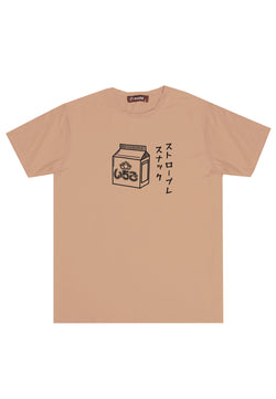 Nade NTC06 nade kaos pria tangan pendek nade japan milk khaki