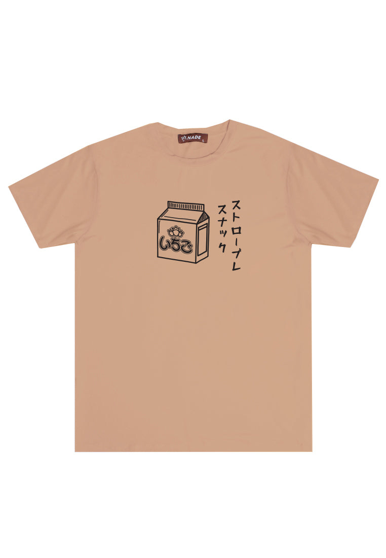 Nade NTC06 nade kaos pria tangan pendek nade japan milk khaki