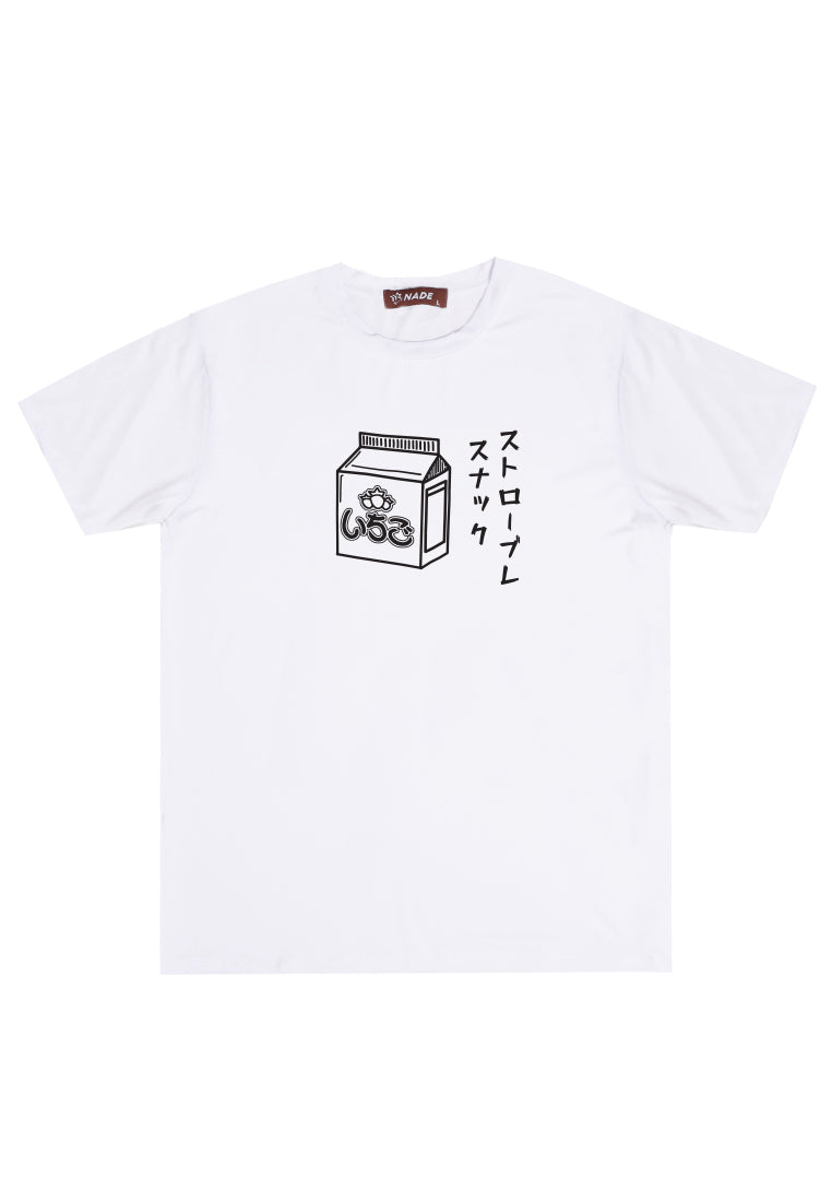 Nade NTC07 kaos pria tangan pendek nade japan milk putih