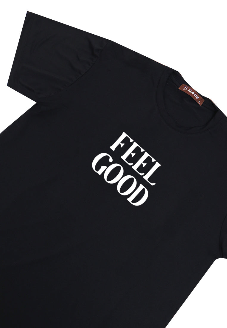 Nade NTB99 kaos pria tangan pendek nade japan feel good hitam