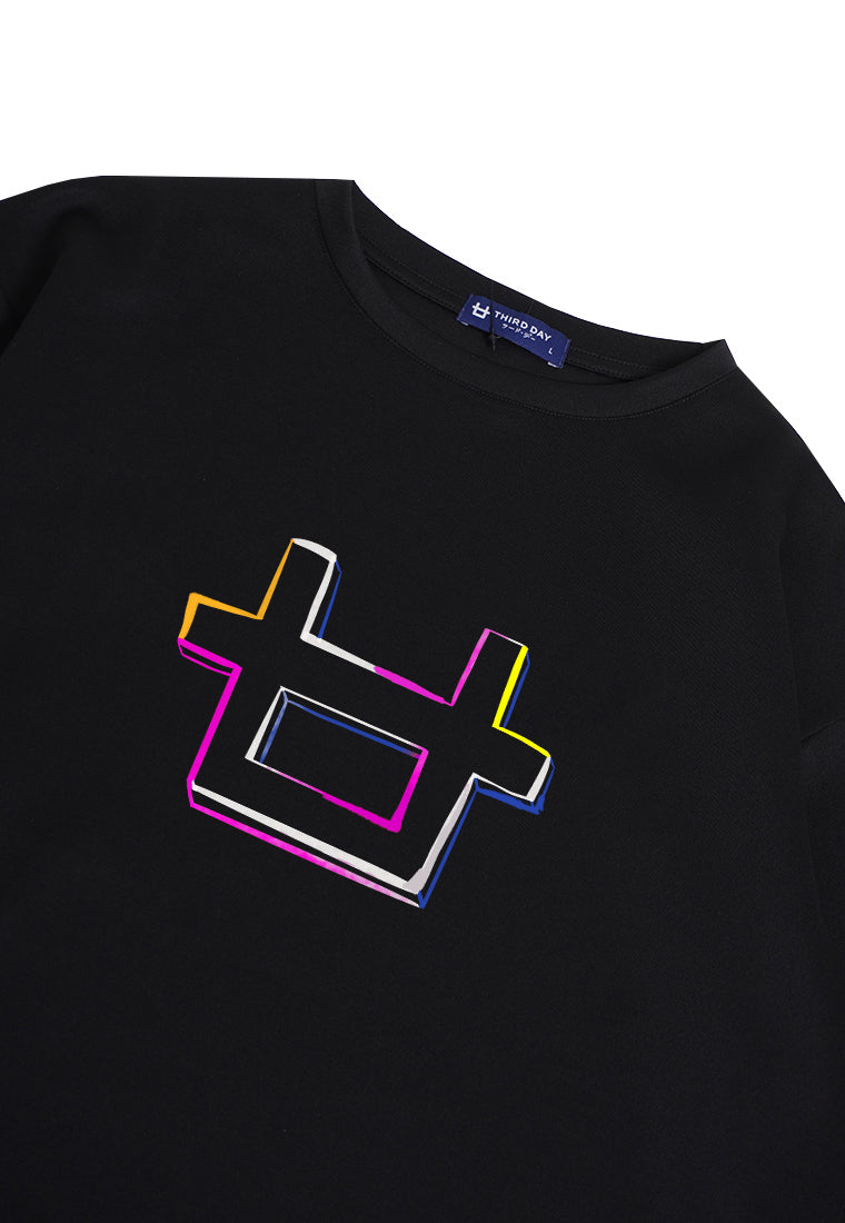 Third Day MTL97 kaos t shirt pria oversize thirdday colorful logo hitam