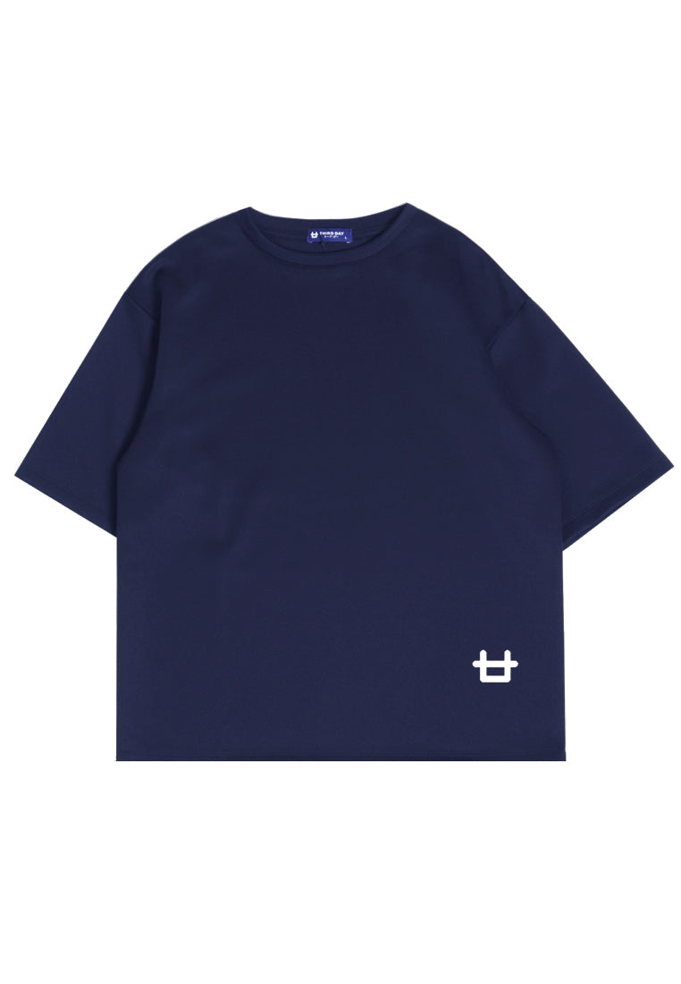 Third Day MTM08 kaos t shirt pria oversize thirdday logo bottom navy